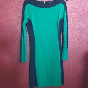 BCBGMaxAzria long sleeve dress